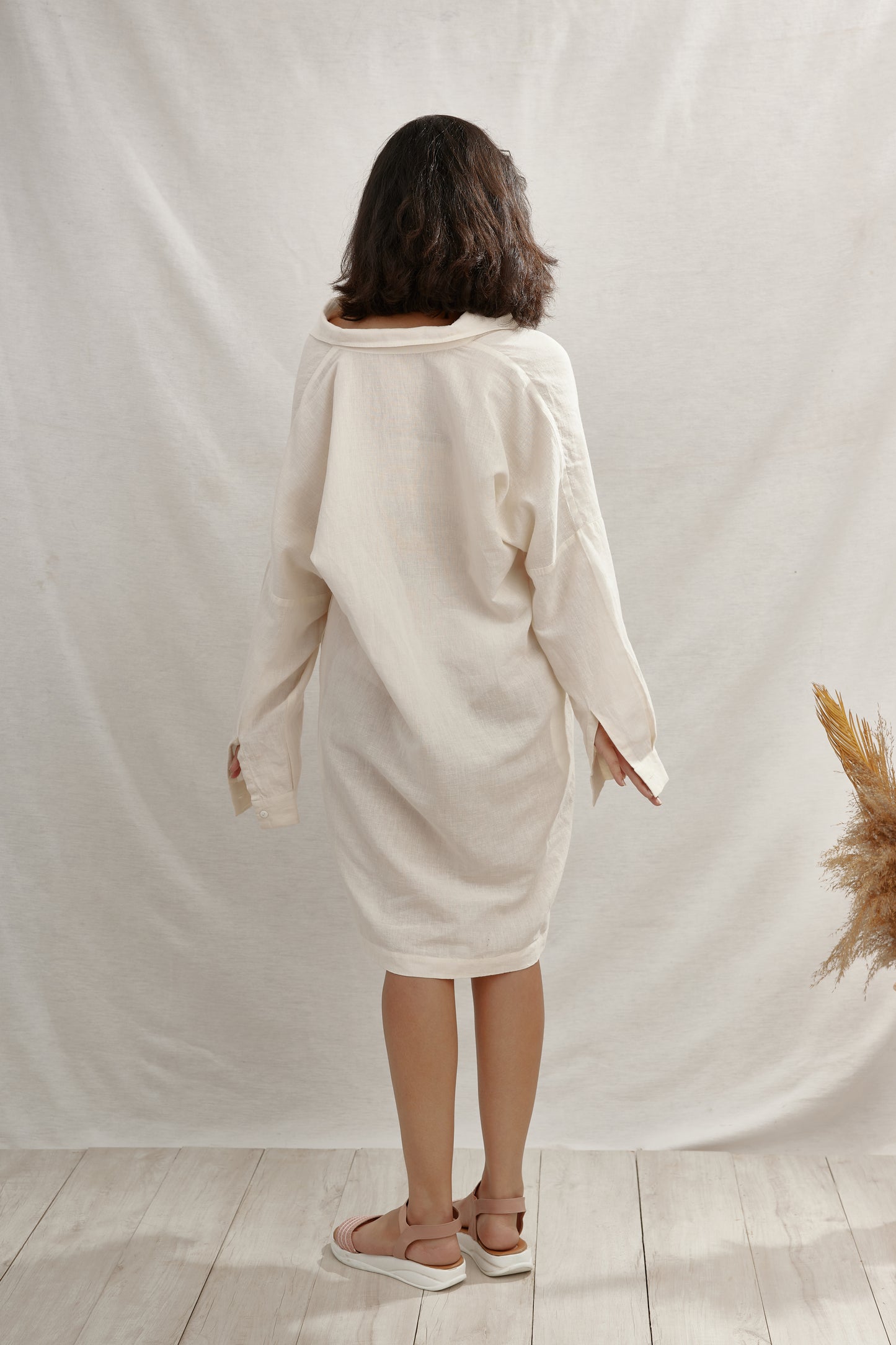 Kelly Shift Linen Dress