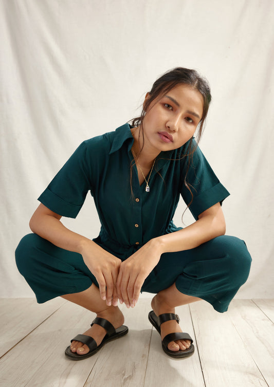 Bodycon Linen Jumpsuit