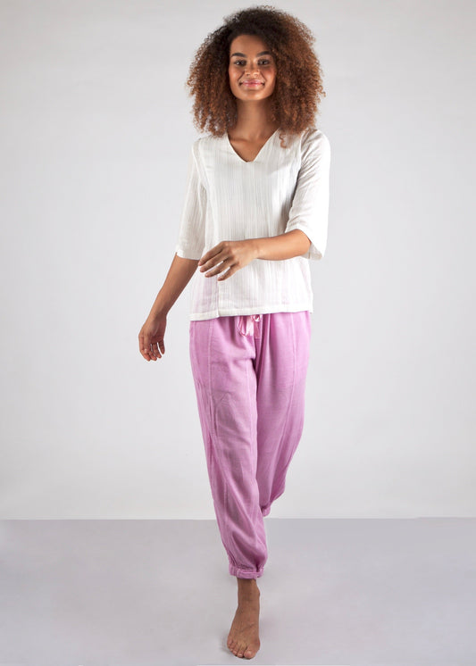 Linen Jogger Pyjama Pants