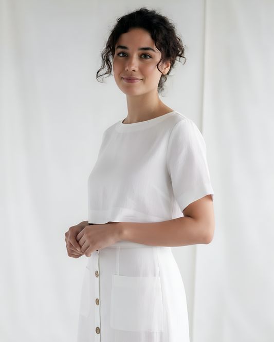 Breeze-Line Crop Top