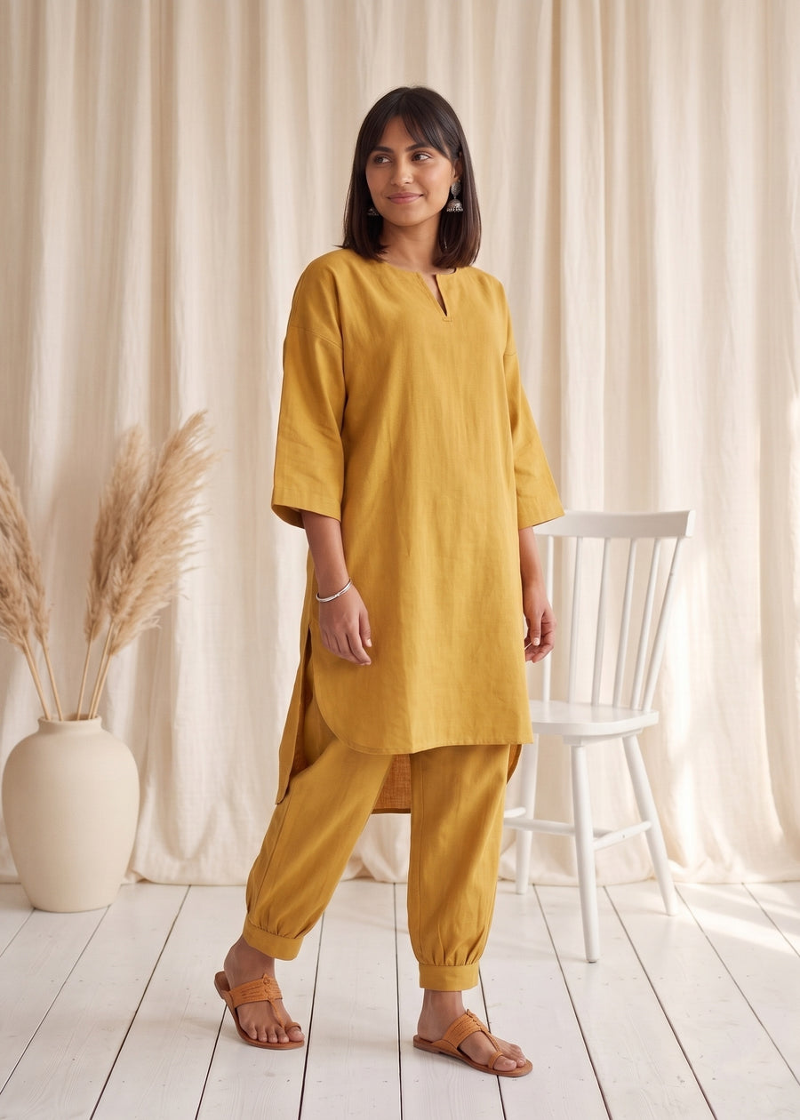 Drift High-Low Kurta Co-ord Set