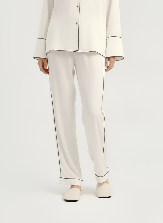 Tranquil Horizon Vegan Silk Pants