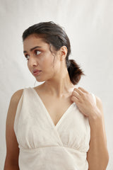 Shell Linen Top