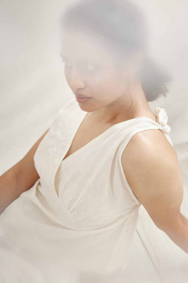 Shell Linen Top