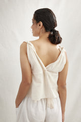 Shell Linen Top