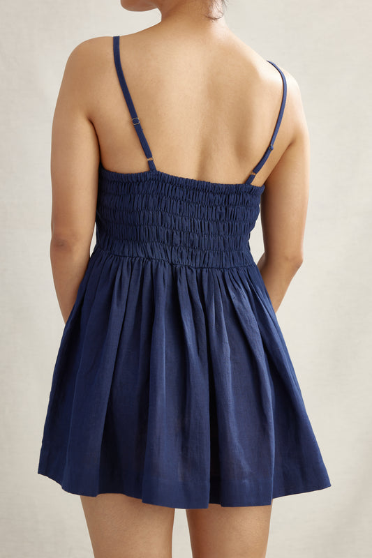 Ballet Linen Short Dress for Women by Jamies, view 34