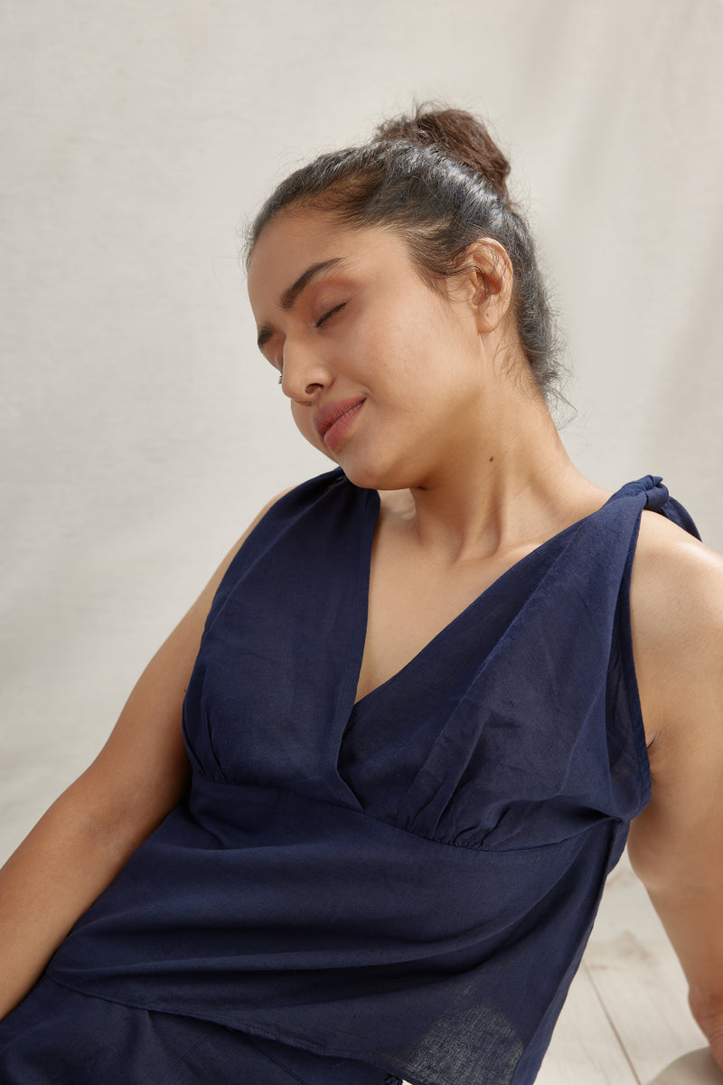 Shell Linen Top