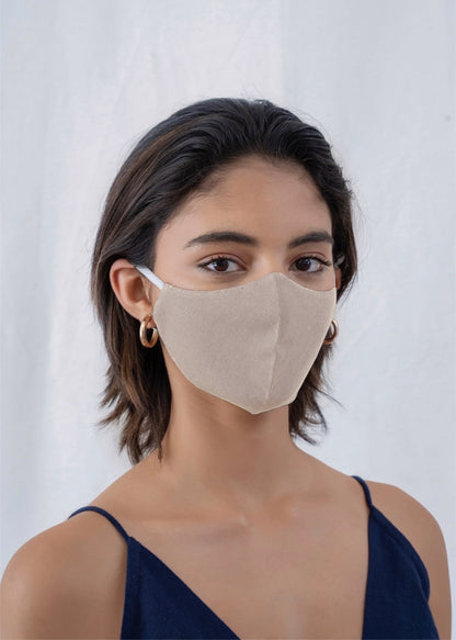 Unisex Linen-Muslin Face Mask