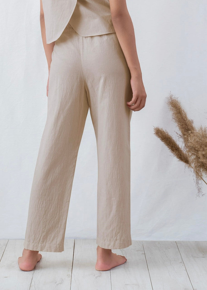 Paperbag Linen Pyjama Pants