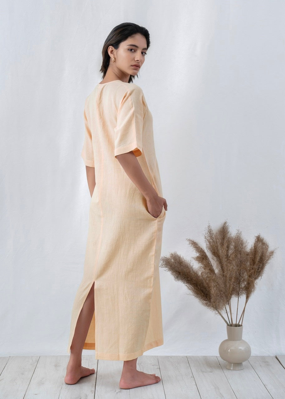 Linen Maxi Dress