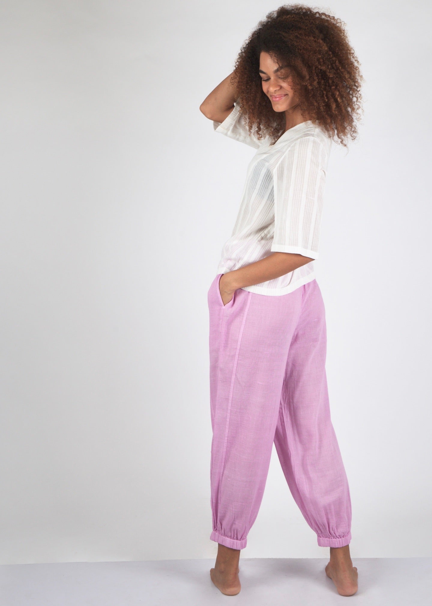 Linen Jogger Pyjama Pants